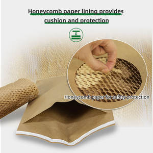 Sobres Acolchados de Papel Ecológico Tipo Panal, Alternativa a los Sobres de Plástico con Burbujas, Autosellables, Bolsas de Envío Promocionales de Papel Kraft Personalizadas - Product Image 5