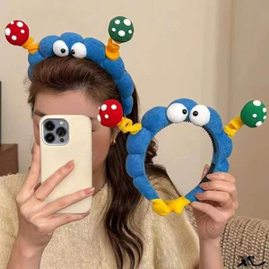 Diademas de mujer de diseño de nicho, populares y de gran venta en 2026, con dibujos animados lindos y color azul, sencillas y a la moda, joyería al por mayor - Product Image 1