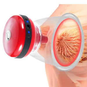 Terapia de vacío eléctrica inteligente, levantador de senos, Masajista corporal con ventosas inteligentes y Bergetar Pijat Payudara - Product Image 3