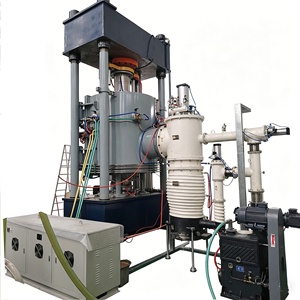 Four de pressage à chaud 2300°C pour plaques SiC <span class=keywords><strong>sous</strong></span> pression 400T, équipement de frittage <span class=keywords><strong>sous</strong></span> vide, raccords céramiques à chauffage par résistance au graphite - Product Image 6