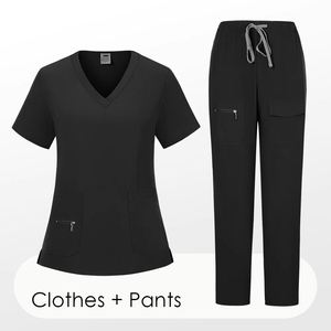 Modern Design Perfect Fit Hospital uniform Water Repellent Fabric Jogger <b>Scrub</b> <b>Set</b> Medical <b>Scrubs</b> for Doctors Nurses - Product Image 4
