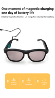 Nouvelles Lunettes Intelligentes Haut de Gamme à Contrôle Tactile, Verres à Changement de Couleur, Traduction IA Gratuite, Appels et Musique, Lunettes de Soleil