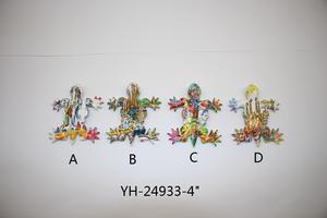 Figura Decorativa de Pared de Lagarto Gecko de Poliresina con Impresión por Transferencia de Agua, <span class=keywords><strong>Mosaico</strong></span> de <span class=keywords><strong>Barcelona</strong></span>, España, Recuerdo, 5 Pulgadas - Product Image 2