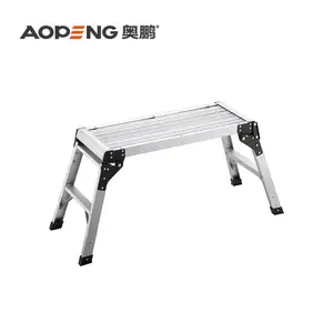 Premium Aluminum Material <strong>Work</strong> <strong>Platform</strong> <strong>Ladder</strong> with Fishing <strong>Platforms</strong> Outdoor AP-801B - Product Image 6