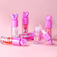 BAOLISHI Vente en gros, gloss à lèvres brillant imperméable à l'eau, marque privée, 6 couleurs, effet scintillant, gloss à lèvres vegan de haute qualité à bas prix