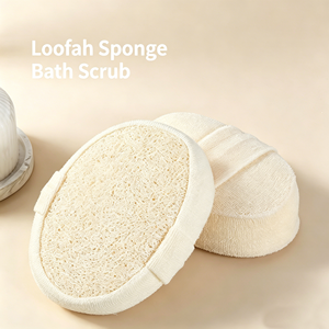 Éponge de bain personnalisée avec logo d'usine pour le corps, éponge exfoliante naturelle en loofah, éponge de douche en loofah, éponge exfoliante pour le bain - Product Image 2