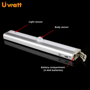 Motion <strong>Sensor</strong> 2 AAA Battery Ultra-Thin Rite Lite 3V LED Under Cabinet <strong>Light</strong> <strong>With</strong> Home Hotel - Product Image 4
