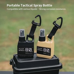 Wholesale 80ml <b>Small</b> Sprayer <b>Bottle</b> Portable Alcohol Perfume Refillable Pump Spray with Carabiner Multifunctional Camping - Product Image 4