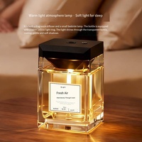 Diffuseur d'aromathérapie intelligent en métal pour voiture, à pulvérisation automatique longue durée, lumière d'ambiance sans flamme, grande capacité, pour usage domestique