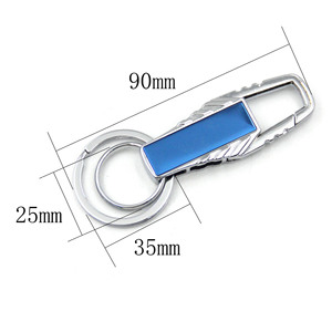 Llavero de Metal con Placa de Matrícula Grabada con Logotipo Láser Personalizado, Hebilla para Cinturón, Regalo Promocional Creativo para Hombres de Negocios - Product Image 4