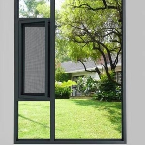 Venta Directa de Fábrica: Ventana Abatible Minimalista con Pantalla Integrada, Triple Vidrio Plano, Hermosa para Sala de Estar o Balcón - Product Image 1