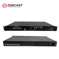Transmodulateur numérique multi-standard 4/8 FTA DVB-S2 Tuners HD vers RF 4 canaux, compatible ISDB-T / DVB-T / ATSC / DVB-C