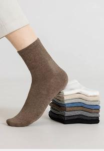 남여 공용 맞춤 면 당뇨병 통기성 크루 양말 편안한 패딩 원활한 발가락 느슨한 핏 및 비 바인딩 노인 느슨한 커프 - Product Image 3