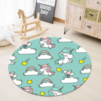 Hot Selling New Design Children Round Carpet Rugs Play Kid Carpet