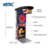 Machine de frappe de boxe d'amusement de rue Machine de jeu de boxe Sac de frappe Machine d'arcade de boxe de grand poinçon ultime d'intérieur