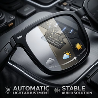 Gafas inteligentes impermeables con cámara integrada, captura de fotos y videos, control por voz, chat multilingüe, gafas inalámbricas Meta.