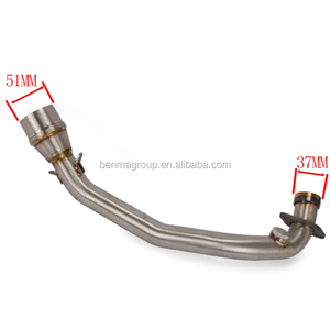 Pot d'échappement modifié HF BENMA pour moto, tube de liaison intermédiaire, silencieux slip-on pour Yamaha <span class=keywords><strong>RX100</strong></span> RX135 - Product Image 4