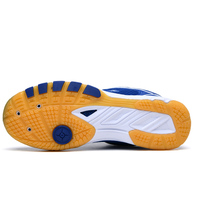 Chaussures de sport pour hommes en gros, fabriquées en usine, à semelle extérieure respirante en EVA et caoutchouc, à lacets, durables, pour le tennis de table, le badminton et le paddle