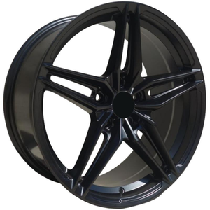 Jantes NNX forgées 17-24 pouces 5x114.3 ET40 multi-rayons noires neuves pour voitures de luxe avec garantie dix ans - Product Image 2