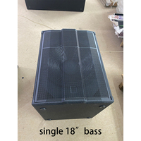 Subwoofer professionnel haute puissance 1200W 4 ohms, double 18 pouces, pour concerts en extérieur, modèle GF218B+, pour scène et club