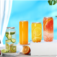 Échantillons Gratuits Vanjoin – Bouteilles PET Transparentes Vides de 250ml, 350ml, 500ml, 12oz, 16oz pour Jus, Boissons Froides et Café