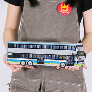 Serie de Bloques de Construcción de Autobuses de Dos Pisos para Importadores, Juguetes de Transporte Interurbano, Tiendas de Juguetes y Juguetes con Empaque Personalizado - Product Image 3