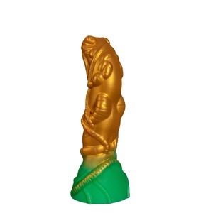 Grenouille réaliste en fil d'or pour femme, plug anal, dilatateur anal, pénis artificiel doux, jouet sexuel - Product Image 1