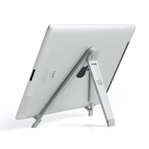 UPERGO 2024 New Design 100% Aluminum Adjustable Foldable Magnetic Tablet PC Stand Bracket Laptop Holder