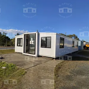 Casa de tinte prefabricada con baño y cocina Contenedor de envío fabricado Inicio