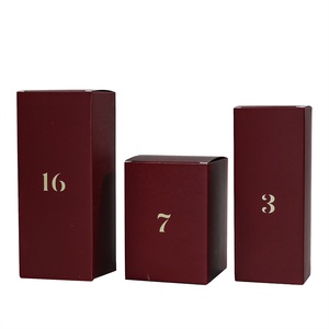 Eco Friendly Customized Printed Easy Assemble Various Specifications <strong>Red</strong> Packaging Paper <strong>Box</strong> With Lids for Gift Craft - Product Image 4