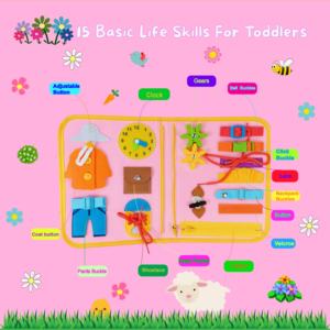 Prezzo migliore fornitura di fabbrica direttamente giocattoli Montessori in feltro scheda di apprendimento per ragazzi e ragazze regalo fatto da te come imparare a giocare - Product Image 5