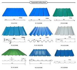 Tôle ondulée galvanisée 2025, dernière génération, tôle ondulée en acier coloré pour toiture de maison, tôle en acier coloré - Product Image 3