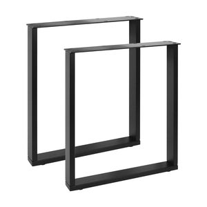 Gran oferta, patas de mesa de Metal de hierro fundido de acero modernas desmontables, marco de escritorio en forma de oficina Industrial negro para sala de estar al aire libre - Product Image 1