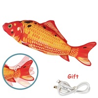 Jouet pour chat poisson dansant électrique USB, jouet pour chat qui bat des ailes, simulation électrique, jouet interactif pour animaux de compagnie écologique