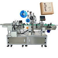 Machine d'étiquetage de coin d'autocollant de joint automatisée étiquetant la boîte sur deux côtés au coin pour la boîte de papier de savons