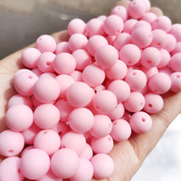 Perles à bulles acryliques mates épaisses rondes en plastique bijoux en vrac pour le bricolage faisant des fournitures d'artisanat