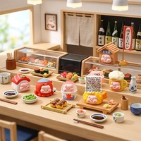 Figura Decorativa de Cerdo de Resina para Restaurante Japonés, Adorno Kawaii para Izakaya, Bar de Sushi, Escaparate, Regalo para Miembros