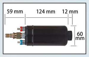 Bomba de combustible en línea externa Universal 044 Poulor 330lph para PORSCHE 911 993 BMW AUDI BENZ tuning Racing <span class=keywords><strong>0580254044</strong></span> - Product Image 5