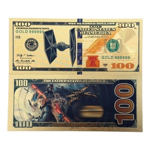 Nouvelle Banque de billets 2026 Anime STARWARS2 en or plaqué 24 carats pour cadeaux - Product Image 5