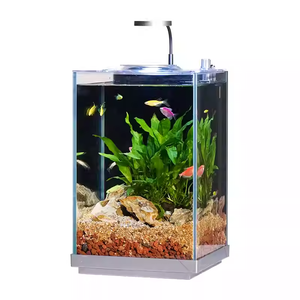 <span class=keywords><strong>Aquarium</strong></span> intelligent tout-en-un rectangulaire professionnel pour la maison, avec rotation à 360 degrés, petit <span class=keywords><strong>aquarium</strong></span> avec verre ultra-clair - Product Image 1