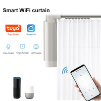 Rail de rideau intelligent à moteur électrique, rails de rideau intelligents, contrôle personnalisé, moteur de rideau intelligent Wifi Tuya pour bureau et maison