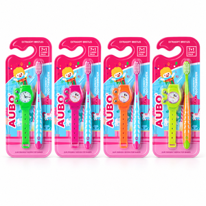 <span class=keywords><strong>Cepillo</strong></span> de Dientes Moderno con Mango de PP y Cerdas Suaves, con Diseño de Reloj y Juguetes, para <span class=keywords><strong>Niños</strong></span>, Directo de Fábrica - Product Image 1