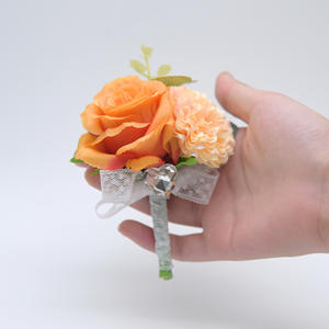 2023 boutonnière fleurs mariage Corsage broches blanc marié boutonnière boutonnière hommes mariage témoin mariage accessoires - Product Image 2