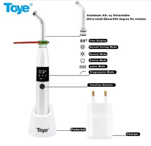 Lampe de photopolymérisation dentaire LED sans fil à tête métallique, durcissement en 1s, 3 modes, 1000-4000MW/<span class=keywords><strong>Cm2</strong></span>, design sur pied, pour blanchiment dentaire - Product Image 3