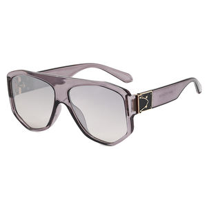 Lunettes de soleil Superhot Eyewear 21668, mode luxe, pour hommes et femmes, UV400, surdimensionnées - Product Image 2