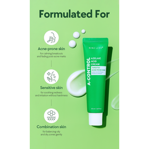 [NINELESS] Crème à l'acide azélaïque A-Control 50ml avec hydratant Cica Barrier et crème non comédogène pour apaiser - Product Image 5