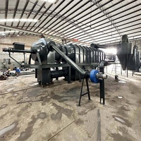 Stahl-OEM-Hauptkammer Holzspäne- und Holzkohleprozessor 800kg Chargenkapazität Hochtemperatur-Reaktor-Karbonisierungsofen