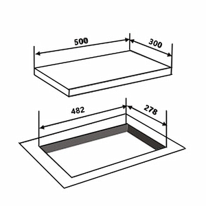 Attrezzature da cucina 2 bruciatore built-in piano in vetro temperato stufa a gas - Product Image 6