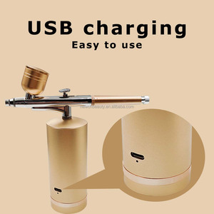 Kit de compresseur d'<span class=keywords><strong>aérographe</strong></span> portable, pistolet de pulvérisation pour le visage, maquillage de beauté, art des ongles avec charge USB, <span class=keywords><strong>aérographe</strong></span> pour peinture de gâteaux DIY, tatouages - Product Image 3