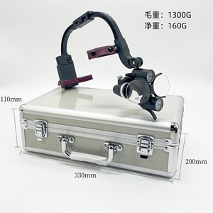 Dental Headlamp Binocular Magnifier 2.5X 3.5X LED Rechargeable Headband Mount For Oral Examination Cosmetic Surgery - Product Image 4